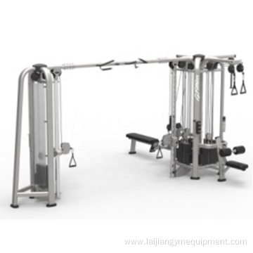 Strength training multi-jungle 5 station machine